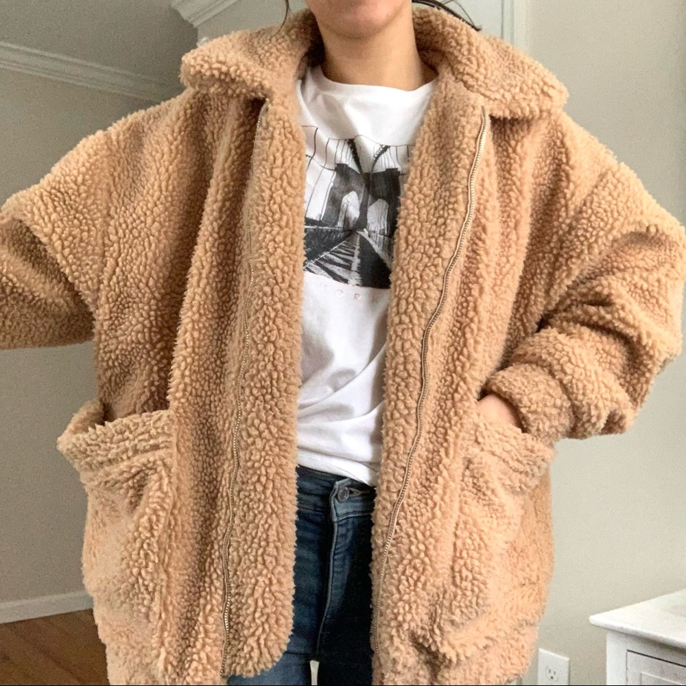I.AM.GIA Teddy Pixie Coat Caramel XS
